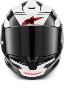 přilba S-R7 A-CORE, ALPINESTARS (černá/bílá/červená, vel. 2XL)
