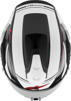 přilba S-R7 A-CORE, ALPINESTARS (černá/bílá/červená, vel. 2XL)