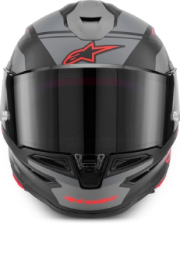 přilba S-R7 A-CORE, ALPINESTARS (černá/šedá/červená matná, vel. S)