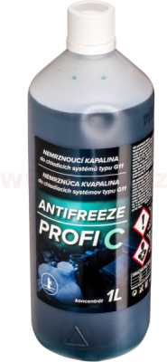 ANTIFREEZE G11 1 l nemrznoucí kapalina pro chladiče - 100 % koncentrát (při poměru 1:1 do teploty -39° C) (modrá, zelená)