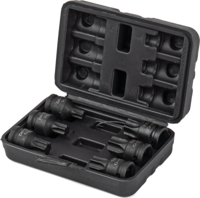 Sada úderových hlavíc s bitmi T55–T100 1/2",L 45 mm 6el. AMIO-05080