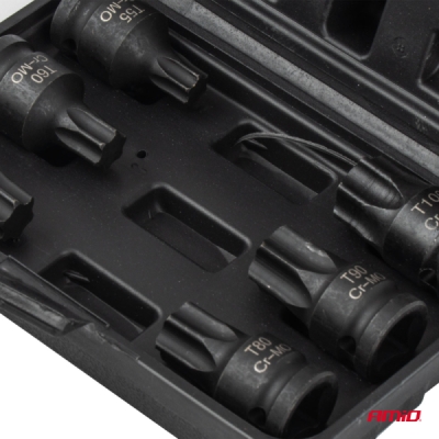 Sada úderových hlavíc s bitmi T55–T100 1/2",L 45 mm 6el. AMIO-05080