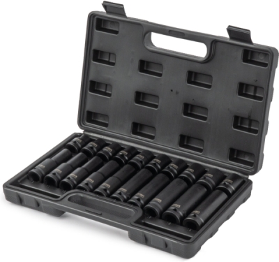 Sada dlhých a krátkych úderových hlavíc 10-19 1/2" L 78 mm L 38 mm 20el. AMIO-05078