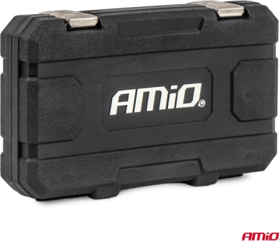 Sada hlavíc a imbusových kľúčov na brzdové strmene 1/4" 3/8" 1/2" 17el. AMIO-05077