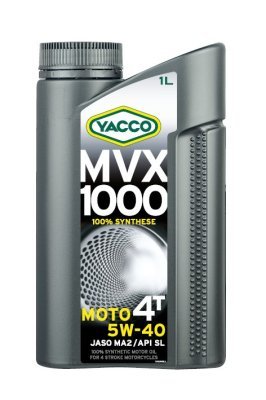 YACCO - Motorový olej MVX 1000 4T 5W40 4L