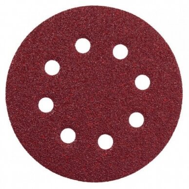SLĪPĒŠANAS PAPĪRS 125MM (5 GAB.) NO. 80