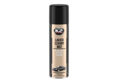 K2 MATĒTA AKRILA KRĀSA 500ML (MELNA)