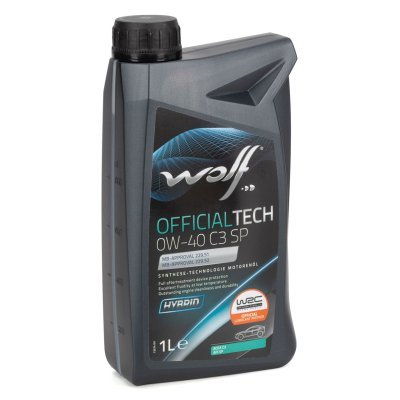 Motoreļļa WOLF OFFICIALTECH 0W40 C3 SP 1L