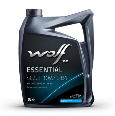 Motoreļļa WOLF ESSENTIAL 10W40 B4 SL/CF 4L