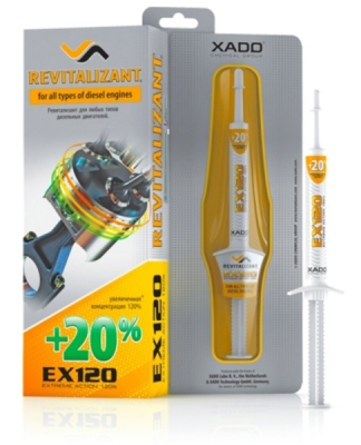 XADO EX 120 Revitalizants dīzeļa dzinējiem
