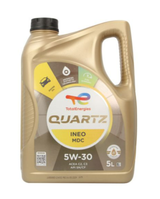 Motoreļļa TOTAL 5W30 5L MDC INEO QUARTZ SN/CF / C2/C3 / 229.52 / DEXOS2