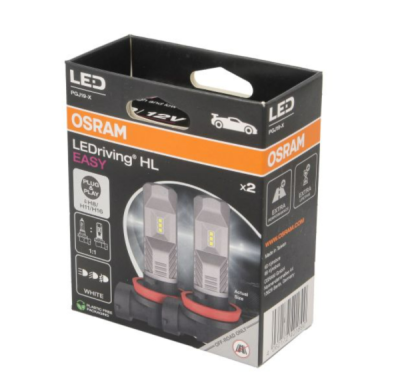 Kvēlspuldze OSRAM LED H11/H16/H8 12V 64211DWESY 2gab.