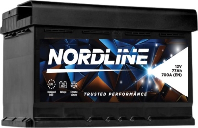 Akumulators 12V, 77Ah, 700A NORDLINE