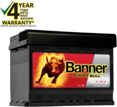 Akumulators 12V, 63Ah, 620A BANNER POWER BULL PRO