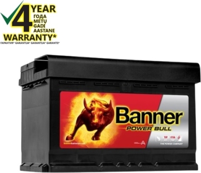 Akumulators 12V, 77Ah, 700A BANNER POWER BULL PRO