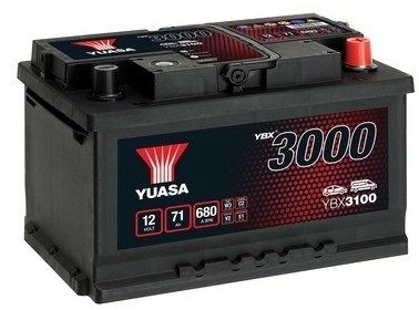 Autobaterie Yuasa YBX3000 SMF 12V, 71Ah, 680A, YBX3100