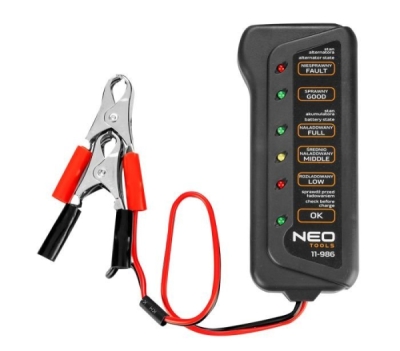 NEO TOOLS Tester autobaterií, 11-986
