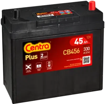 Autobaterie Centra Plus 12V, 45Ah, 330A, CB456