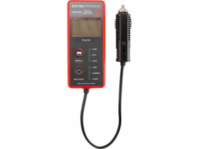 EXTOL Tester autobaterie a alternátoru, 8897310
