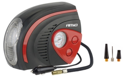 AMIO Vzduchový kompresor do auta 12V LED ACOMP-08, 02182