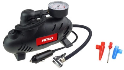 AMIO Vzduchový kompresor do auta 12V ACOMP-07, 02181