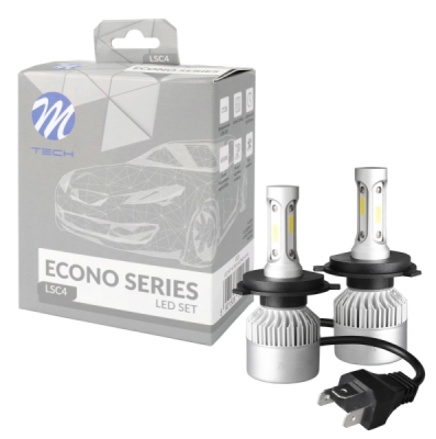 M-Tech LED Žárovka H4 LED SET 2/24V 6500K, 2 ks