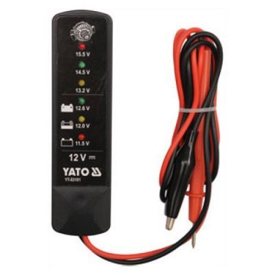 YATO Tester autobaterií LED, YT-83101