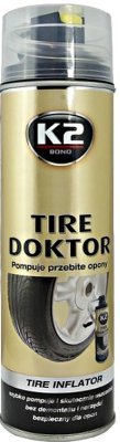 K2 Tire Doktor - Sprej na opravu defektů, 535ml