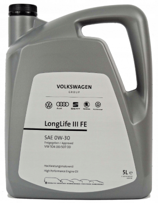 VAG LongLife III FE 0W-30, 5L