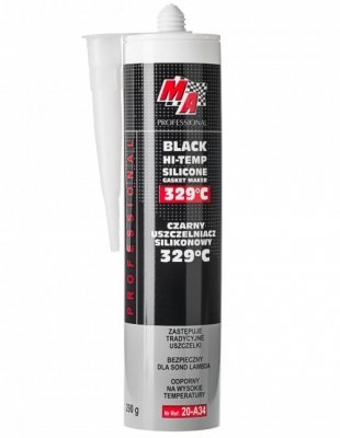 Moje Auto Černý vysokoteplotní silikónový tmel 329°C, 290g