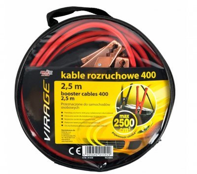 Moje Auto Virage - Startovací kabely 400A 2,5m