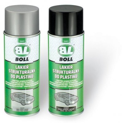 BOLL Strukturální lak na plast - šedý sprej, 400ml