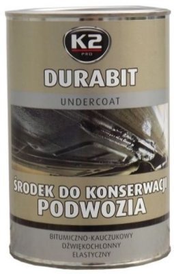K2 DURABIT - Ochranný asfaltový nástřik na podvozek, 1L