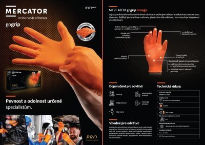 MERCATOR Prémiové rukavice gogrip