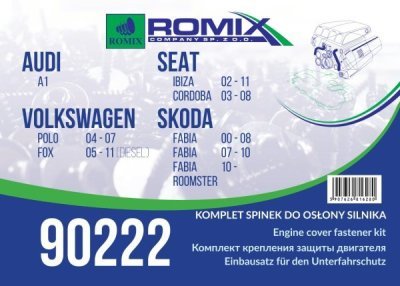 ROMIX Sady příchytek pro jednotlivé značky vozu