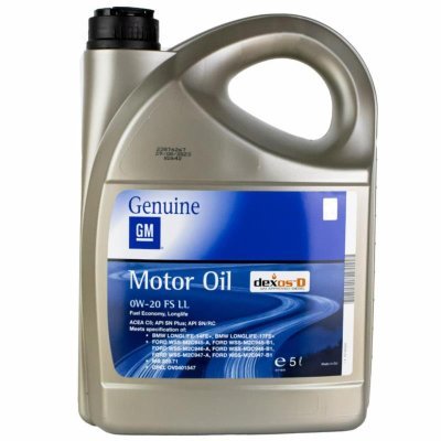 Opel GM Fuel Economy LongLife 0W-20, 5L