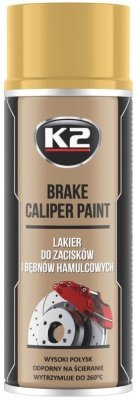 K2 Barva na brzdové třmeny ve spreji 400ml - zlatá