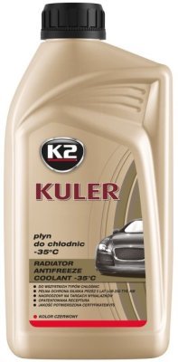 Chladicí kapalina K2 KULER G12/G12+ -35°C (červená), 1L