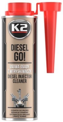 K2 DIESEL GO! - Čistič trysek, 250ml
