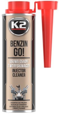 K2 BENZIN GO! - Čistič trysek, 250ml