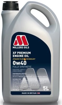 Millers Oils XF Premium 0W-40, 5L