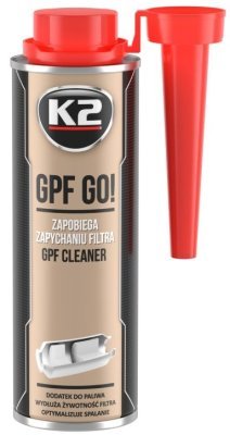 K2 GPF GO! - přísada do paliva zabraňující ucpávání filtru, 250ml