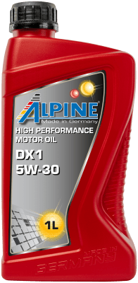 Variklinė alyva ALPINE DX1 5W-30 1L 101661A