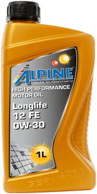 Variklinė alyva ALPINE Longlife 12 FE 0W-30 1L 101481A