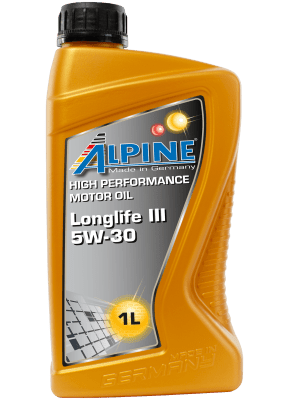 Variklinė alyva ALPINE Longlife III 5W-30 1L 100281A