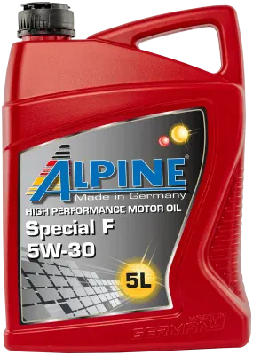 Variklinė alyva ALPINE Special F 5W-30 5L 100182A