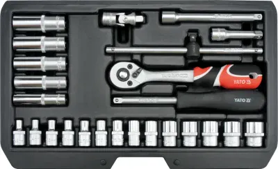 Įrankių komplektas 25 pcs. 1/4"