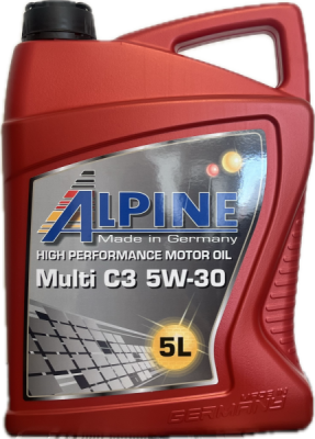 Variklinė alyva ALPINE MULTI C3 5W-30 5L 121712A