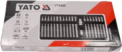 Įrankių komplektas SPLINE 40vnt. YATO YT-0400