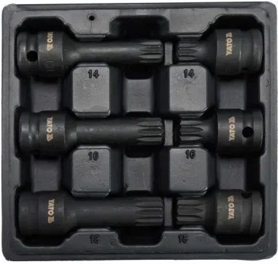 Įrankių komplektas SPLINE 1/2" YATO YT-10652
